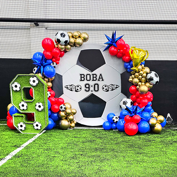 фотозона в стиле футбол